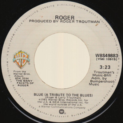 Roger Troutman - Do It Roger - Warner Bros. Records - WBS49883 - 7