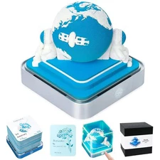 RSLIPIN 3D Memo Pad Time Piece Calendar 20243D Calendar Memo Pad DIY Notes No...