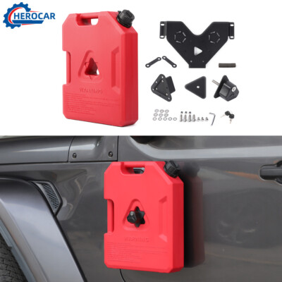 ⭕CAR DOOR MOUNT FUEL TANK CAN CONTAINER BACKUP FOR JEEP WRANGLER