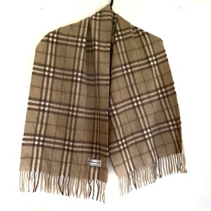 cream burberry scarf