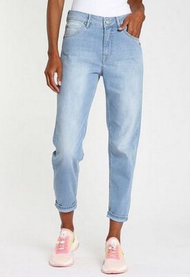 GANG Gloria Mom Fit Jeans Damen Hose Light Blau Stretch Denim High Waist Pants