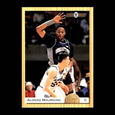 Alonzo Mourning 1993 94 Classic Draft Picks Charlotte Hornets 105 