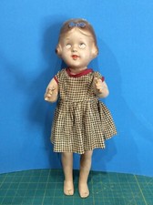 Haunted Zombie Creepy Spooky Antique Composition Doll 17
