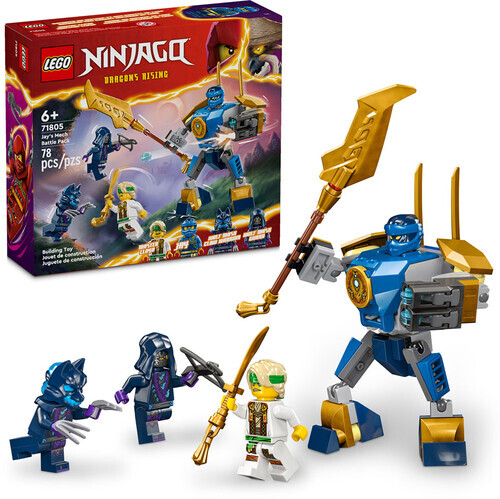 Конструктор LEGO NINJAGO Jays Mech Battle Pack 71805 [Новая игрушка] Кирпич