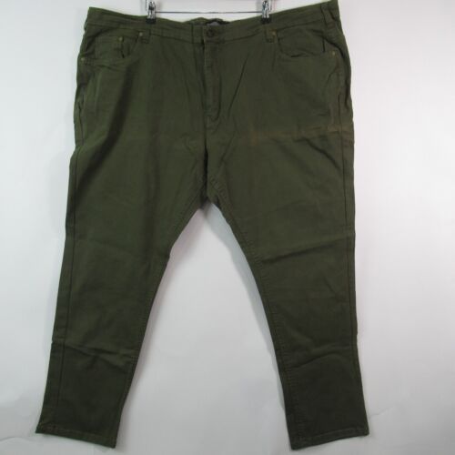 Pantalon jambe droite Jacamo Khaki vert olive pour homme taille 52 taille 52  - Photo 1/24