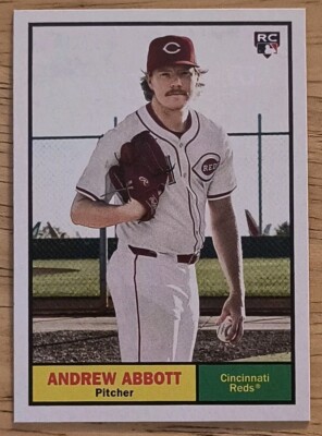 2024 Topps Archives Baseball #97 Andrew Abbott Cincinnati Reds RC