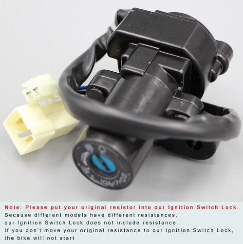 Ignition Switch Fuel Gas Cap Keys Lock Set fit for Yamaha FZ09 FZ10 XJ6 MT03/09 - Imagen 2 de 9
