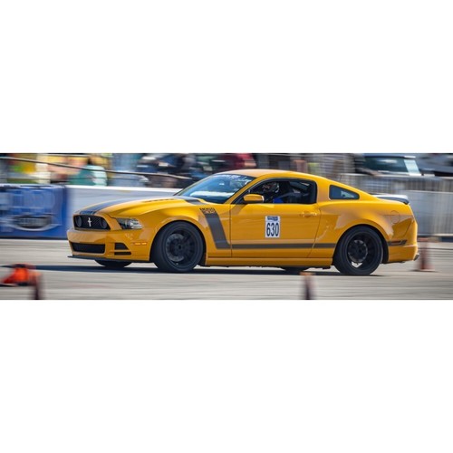 Accel Copper Core Spark Plug Wire Set 8mm Yellow with Orange Straight Boots - Picture 2 of 13