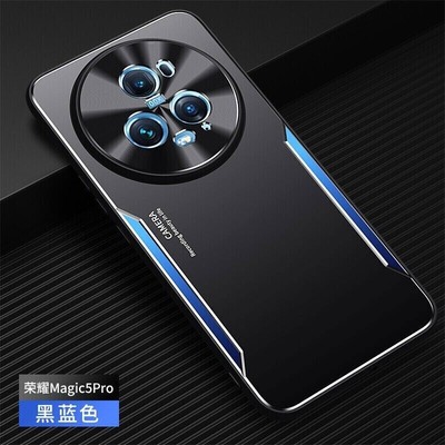 For Honor Magic 5/5 Pro, Luxury Hybird Armor Metal Aluminum Bumper Cover Case