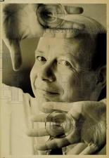 1991 Press Photo William Adams, President of Adams Manufacturing Co. - srx01436