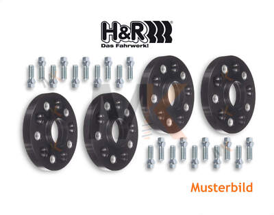 H&R Spurplatten Schwarz DR 30mm/Achse ABE Für BMW IX3 F97 G01 G08 2020-2024