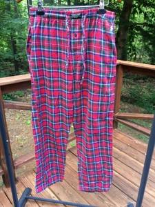 mens polo plaid pajama pants