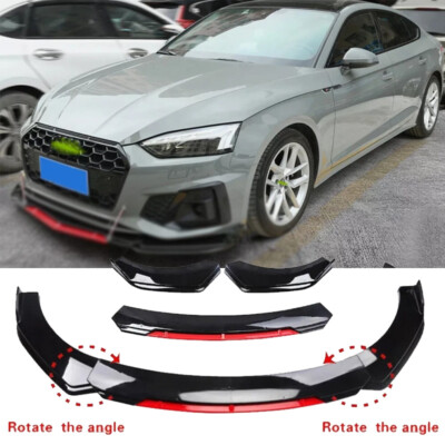 For AUDI A3 A4 A5 A6 B6 B7 Front Bumper Lip/ Spoiler Splitter Body Kit