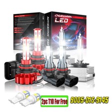 For Cadillac Cts 2003-2007 -6x Xenon Hidled Headlight Hilow Fog Light Bulbs