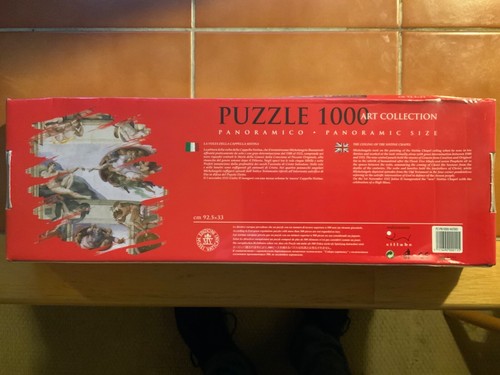 PUZZLE 1000 COLLEZIONE ARTE: MICHELANGELO'S IL SOFFITTO DELLA CAPPELLA SISTINA - Foto 2 di 4