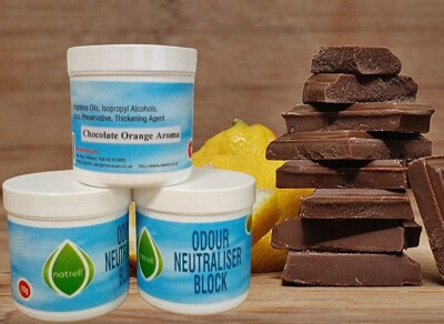 Geruchsneutralisator Topf Schokolade Orange Aroma, 170g, Neutralisator, natürlich, Ostern