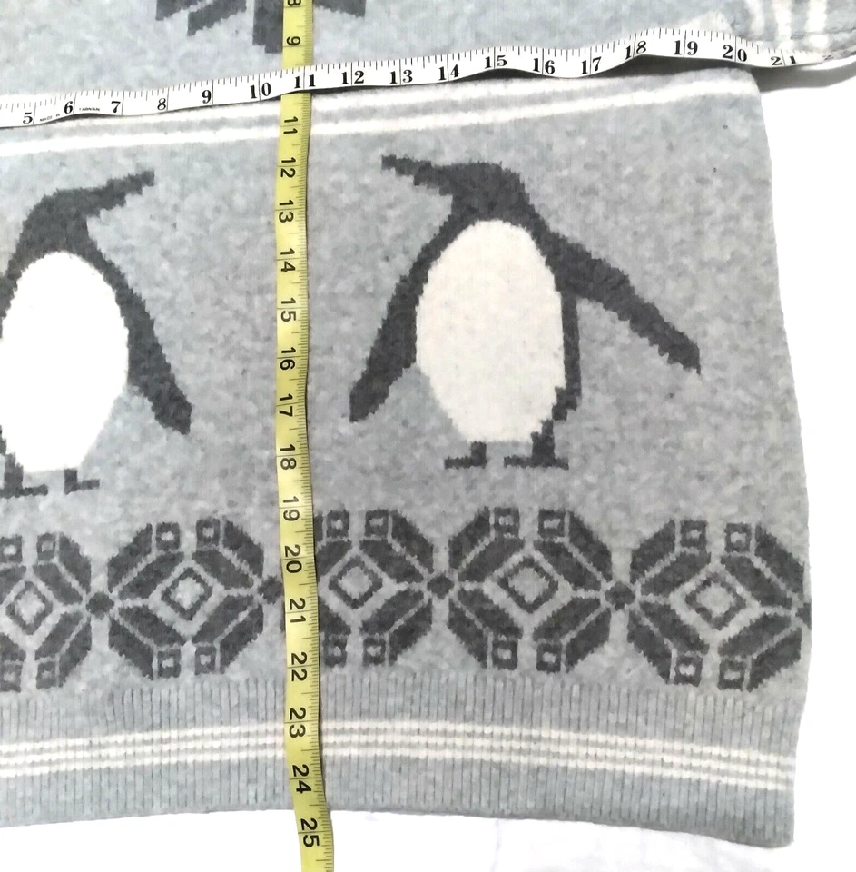 Suéter grande Bass para mujer gris pingüino EE. UU. pesado suave ¡Bonito usado en excelente estado! Foto 3 de 4