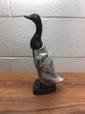Vintage Duck Shaped Clothes Brush, Marbled Plastic, Hair, England