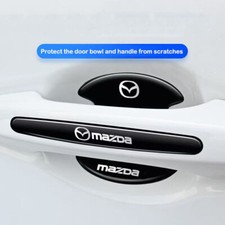 For Mazda 8pcs Black Car Door Handle Bowl Scratch Sticker Protector Film For Mazda 8pcs Black Car Door Handle Bowl Scratch Sticker Protector Film