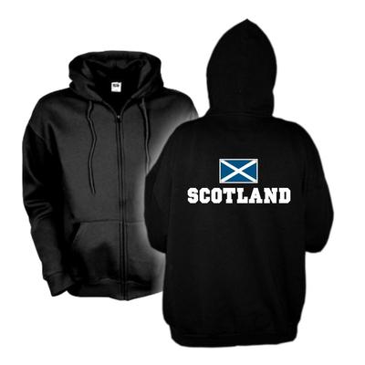 Kapuzenjacke SCHOTTLAND Scotland Flagshirt Hoodie Sweatjacke S-6XL (WMS02-54e)