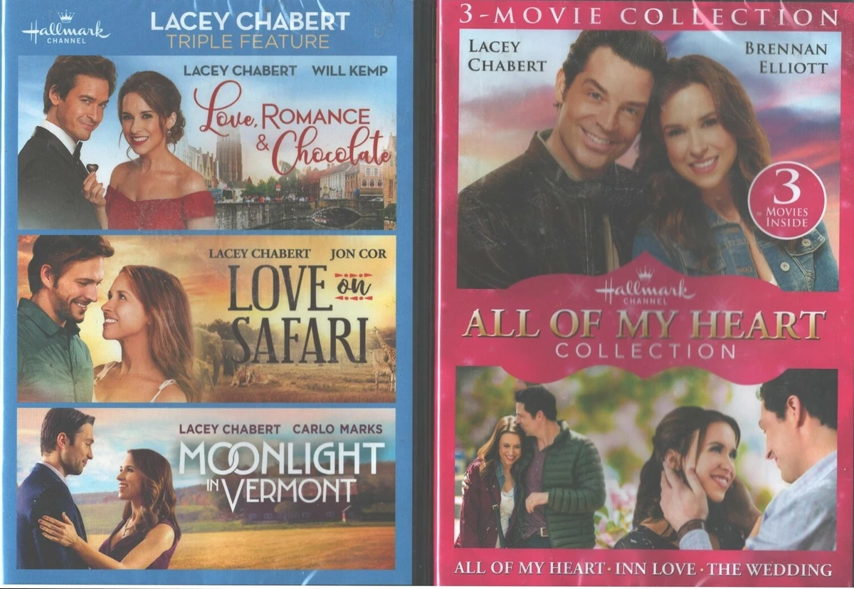 LACEY CHABERT Hallmark 6 All My Heart 123 Love Romance Chocolate Safari NEW DVD