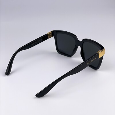 D&G Women Sunglasses Black Dark Grey Square DG6165 501/87  display picture 2