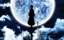 Anime bleach kuchiki rukia night sky girls dark moon CCG Gaming Mat Desk