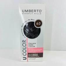 Umberto Beverly Hills U Color Demi Color 6 oz Medium Brown 6.0 READ
