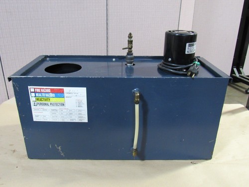GRAYMILLS 10 GAL GALLON COOLANT TANK W/ PUMP 11-HR35-A - USED - Picture 5 of 7