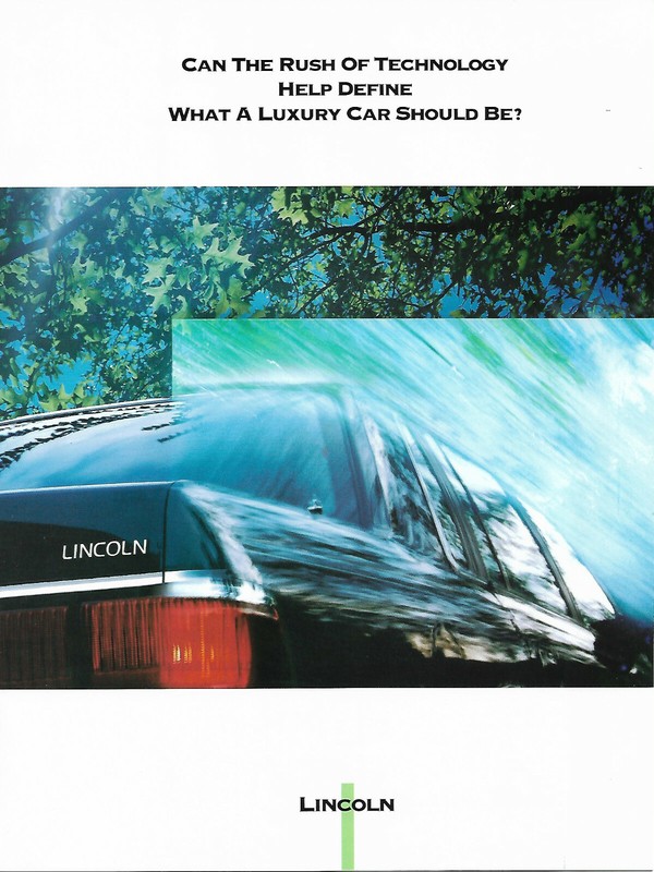 Automobile Brochure 1992 Lincoln Full Line