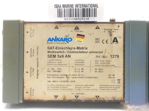 Ankaro Multischalter Sem 5x6 An Sat-Einschleus-Matrix 1279 - Bild 2 von 7