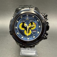 Invicta Jason Taylor Chrono Watch Men 51mm Blue Dial Black Triple Calendar PARTS