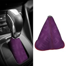 Car Shift Knob Dust Cover, Shift Boot Cover, Fabric Shifter Manual/Auto Purple