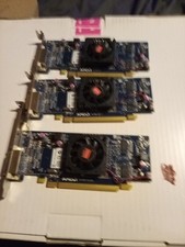 LOT OF 3 Dell AMD Radeon HD6350 512MB PCIe DMS59 Low Profile Video Card HFKYC
