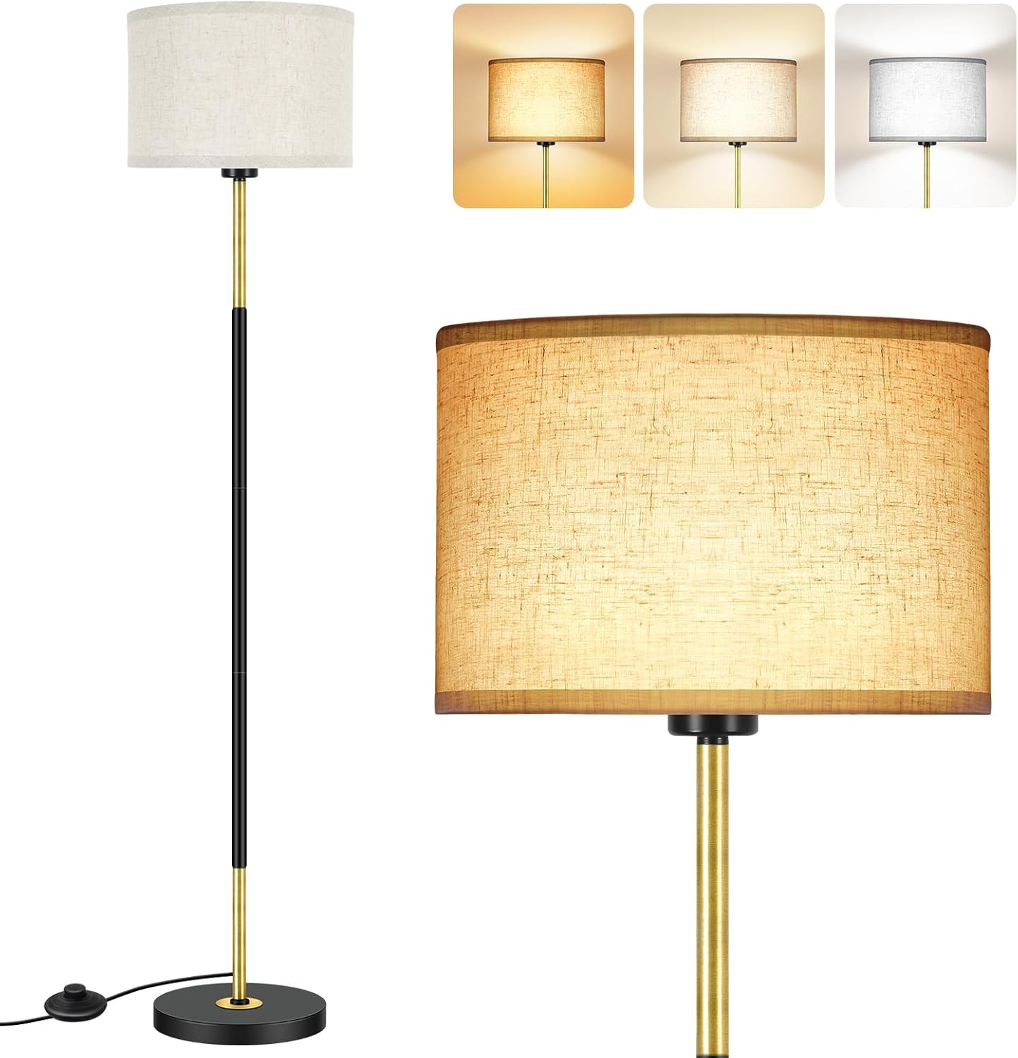 Lampada da Terra E27 con 3 Tonalità di Luce - Efficienza e Comfort