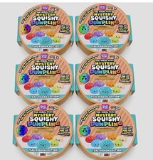 RMS Crazy Fun Mini Mystery Squishy Dumpling Teal Ribbon Edition Lot of 6