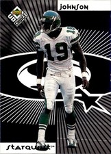 1998 UD Choice Keyshawn Johnson / Marcus Nash StarQuest/RookQuest Blue SR26