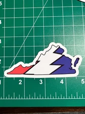 Virginia Stealie - Grateful Dead - Laminated Vinyl Sticker 1.5"x3"