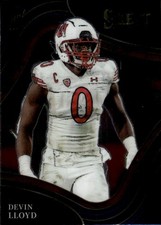 2022 Panini Select Draft Picks Devin Lloyd #199 Blue (Retail Base) Utah Utes 2K
