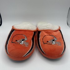 NFL Cleveland Browns Unisex Slippers Sz L Tried On