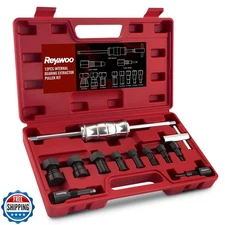 Reywoo Blind Hole Collet Bearing Puller Set, Slide Hammer Bearing Puller Set 