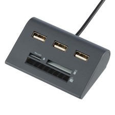 Keep Onn Multi-Port USB Hub with SD, microSD and CompactFlash Card Reader
