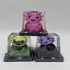 Squish A-Lotl Squishy Toy Pick One Pink Green Purple Stress Relief Fidget New