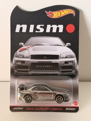  Hot Wheels CHROME RLC Exclusive NISSAN SKYLINE GT-R BNR34 Nismo R34 2022 