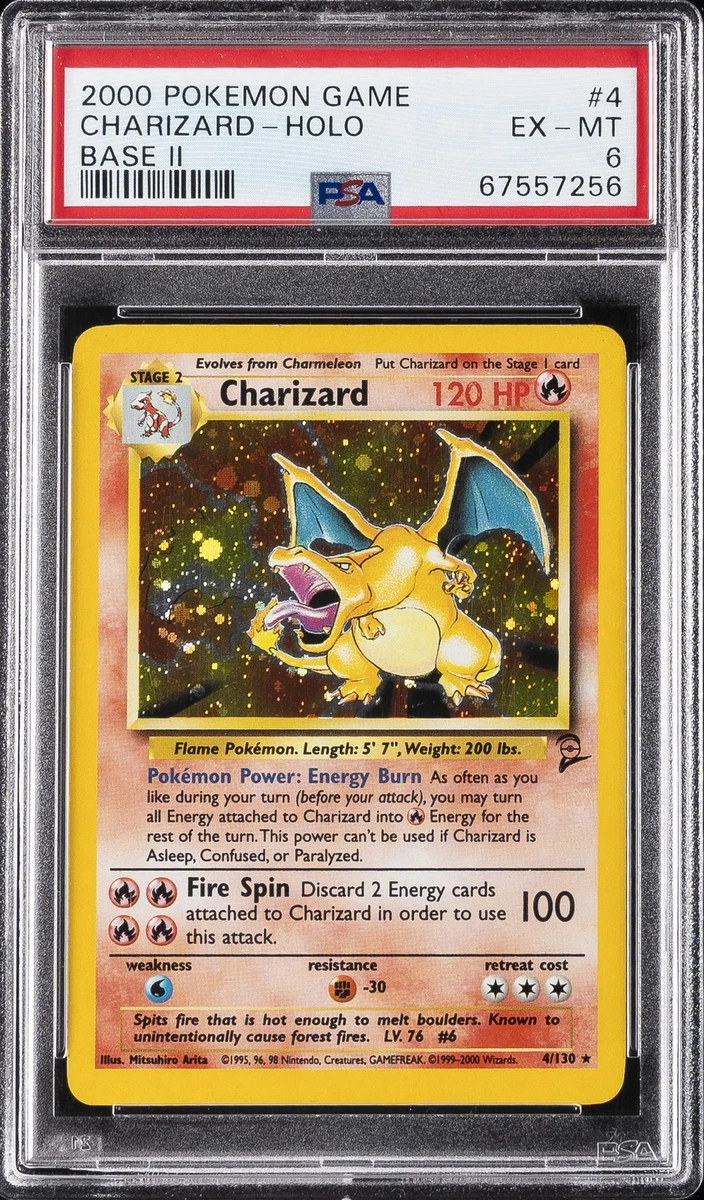 Collectible Individual Grade 6 Charizard Pokémon TCG Card Games in