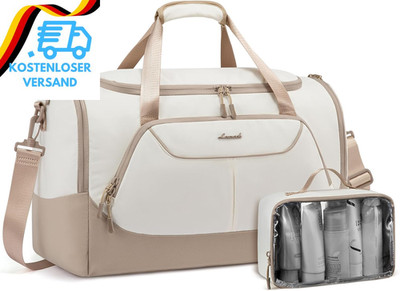 LOVEVOOK Sporttasche Damen 30L Reisetasche Mit Schuhfach & Nassfach, Klein Gym B