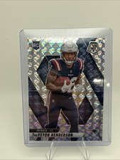 2025 Panini Mosaic TreVeyon Henderson Silver Mosaic Prizm Rookie Card #325