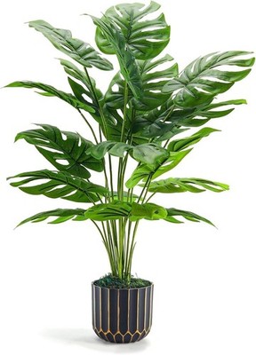 Große Künstliche Pflanze 71cm - Realistisches Design für Wohnzimmer Deko