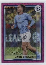2022 Topps Merlin UEFA Club Competitions Pink Mojo Refractor /275 Jack Grealish