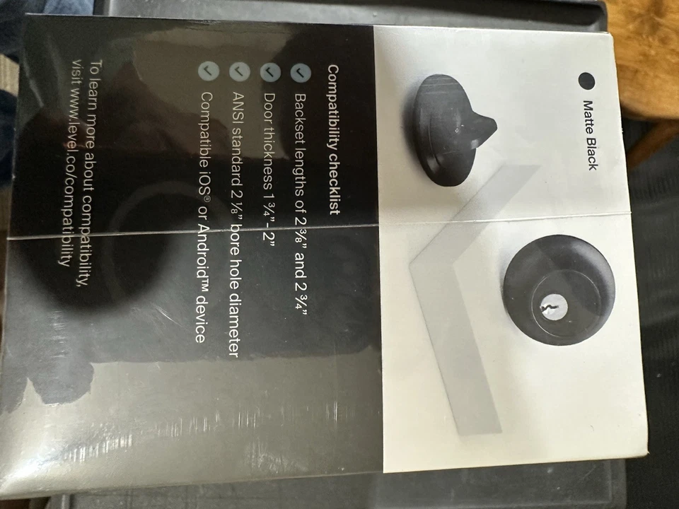 NUEVO Level Lock Smart Lock - Negro Mate C-L14U Modelo B4 Edición Táctil Foto 4 de 4